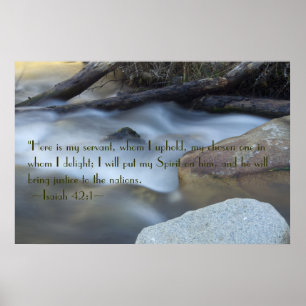 Jesaja 42:1 Poster