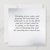 Jesaja 43:18 Ik doe een NIEUW DING Bijbel Kaart (Achterkant)