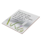 Jesaja 43:18 Ik doe een NIEUW DING Bijbel Verse Tegeltje (Zijkant)