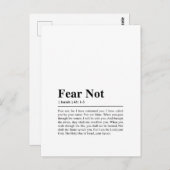 Jesaja 43:1-3 Vrees niet Briefkaart (Voorkant / Achterkant)