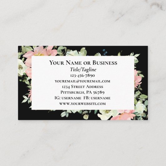 Jesaja 43:1 Ik heb u bij uw naam geroepen, Bijbelv Visitekaartje (Achterkant)