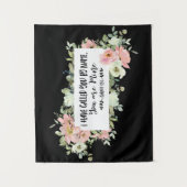 Jesaja 43:1 Ik heb u bij uw naam geroepen, Bijbelv Wandkleed (Voorkant)