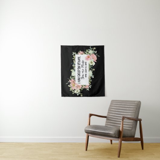 Jesaja 43:1 Ik heb u bij uw naam geroepen, Bijbelv Wandkleed (In situ)