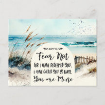 Jesaja 43:1 Vrees niet voor Ik heb u verlost Ocean