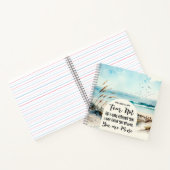 Jesaja 43:1 Vrees niet voor Ik heb u verlost Ocean Notitieboek (Binnen)