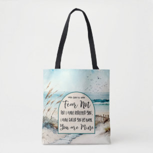 Jesaja 43:1 Vrees niet voor Ik heb u verlost Ocean Tote Bag