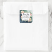 Jesaja 43:1 Vrees niet, want Ik heb u de Bijbel ve Vierkante Sticker (Tas)