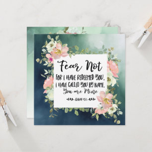 Jesaja 43:1 Wees niet bevreesd voor het Bijbelvers