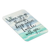 Jesaja 43:2 Diepe wateren Bijbel Verse magneet (Rechterzijde)