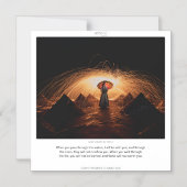 Jesaja 43:2 GODS BELOFTEN SCRIPIX magnetische kaar Uitnodiging (Voorkant)