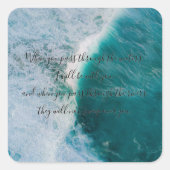 Jesaja 43:2 Sticker (Voorkant)