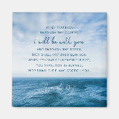 Jesaja 43:2 Wanneer je door het water gaat Magneet (Voorkant)