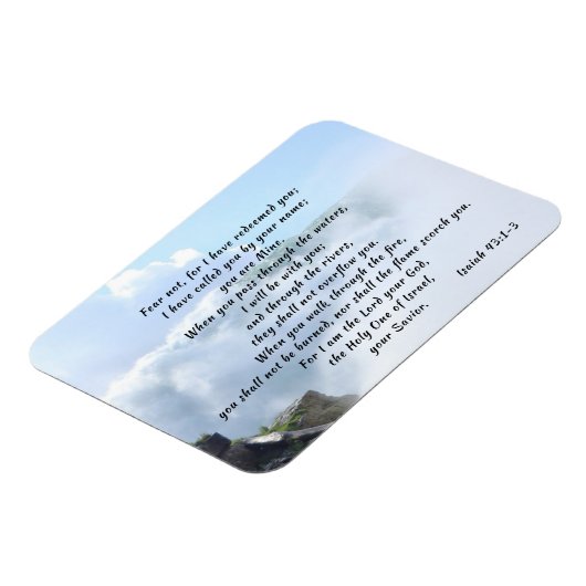 Jesaja 43 Niagara magneet (Linkerzijde)