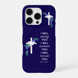 Jesaja 46:4 Inspirerende Kruis Phonehoes iPhone 16 Pro Hoesje