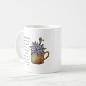 Jesaja 49 Bijbel Verse Schrift Koffiemok (Voorkant links)