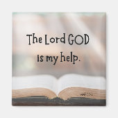 Jesaja 50:7 2" magneet (Voorkant)