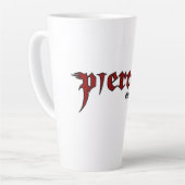 Jesaja 53:5 Hij werd doorboord Latte Mok (Linkerhoek)