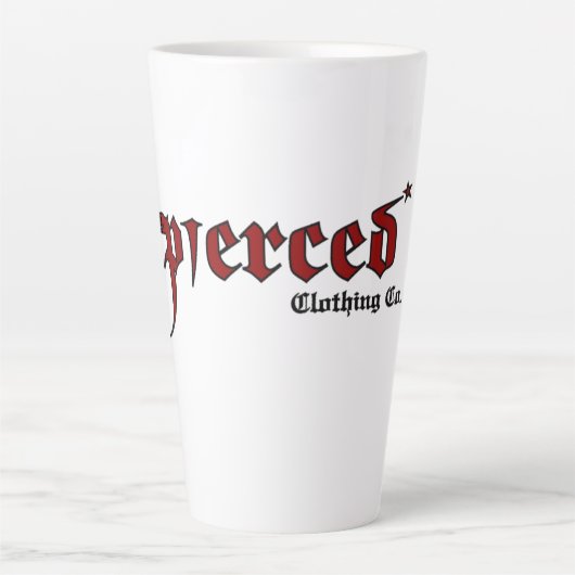 Jesaja 53:5 Hij werd doorboord Latte Mok (Voorkant)