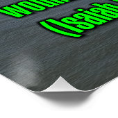 Jesaja 53:5 WEBU Perfect Poster (Hoek)