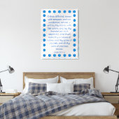 Jesaja 54:11-12 canvas afdruk (Insitu (Slaapkamer))