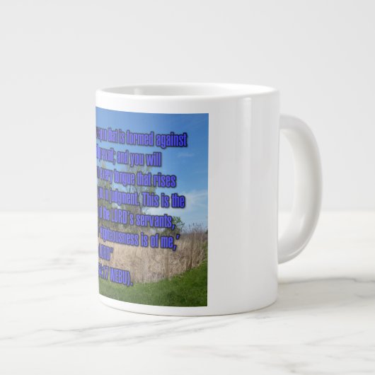 Jesaja 54:17 WEBU Mok (Voorkant rechts)