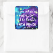 Jesaja 55:12 Inspirerend Christelijke Stickers (Tas)