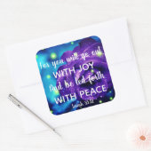 Jesaja 55:12 Inspirerend Christelijke Stickers (Envelop)