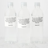 Jesaja 55:1 Water Etiket (Flessen)