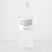 Jesaja 55:1 Water Etiket (Voorkant)
