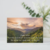 Jesaja 55 Bijbelse Bedankt Christelijke gewoonte Kaart (Staand voorkant)