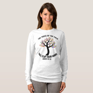 JESAJA 55, BOMEN VAN HET VELD KLAPPEN HUN HANDEN T-SHIRT
