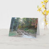 Jesaja 58:11 De Heer weet de weg... Kaart (Gele Bloem)