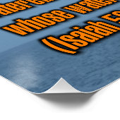 Jesaja 58:9-11 WEBU Perfect Poster (Hoek)