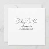 Jesaja 60:22 Zwangerschap aankondiging (Achterkant)