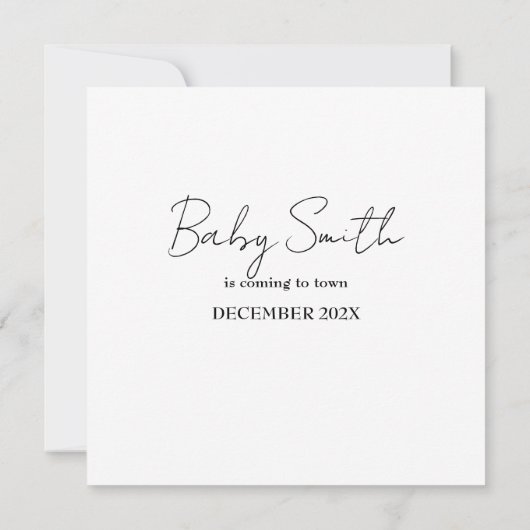 Jesaja 60:22 Zwangerschap aankondiging (Achterkant)