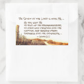 Jesaja 61:1 De Geest van de Heer is op Mij, Rechthoekige Sticker (Tas)