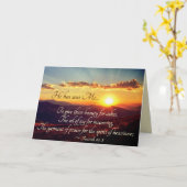 Jesaja 61:3 Hij zond Mij om schoonheid te geven vo Kaart (Gele Bloem)