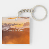 Jesaja 66:12 Bijbelvers – Ontwerp van de zonsonder Sleutelhanger (Achterkant)