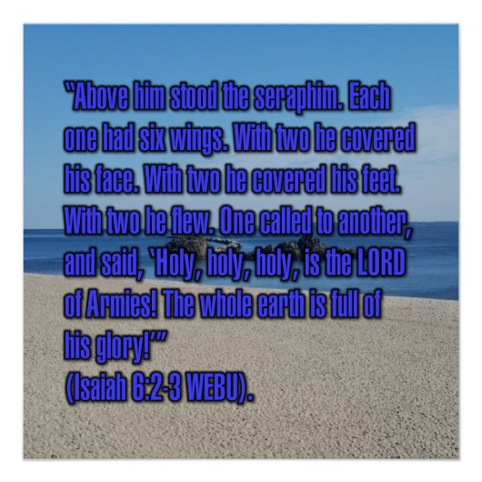Jesaja 6:2-3 WEBU Perfect Poster (Voorkant)