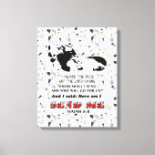 Jesaja 6: 8. Hier ben ik! Stuur me Canvas Afdruk (Voorkant)