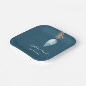 Jesaja 9:2 Aangepaste Waterverf Christelijke Kerst Papieren Bordje (Gebogen)