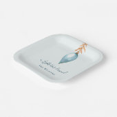 Jesaja 9:2 Aangepaste Waterverf Christelijke Kerst Papieren Bordje (Gebogen)