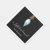 Jesaja 9:2 Oorspronkelijke Waterverf Kerst Servet (Hoek)