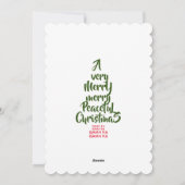 Jesaja 9:6 Een kind wordt met Kerstmis geboren Feestdagenkaart (Achterkant)