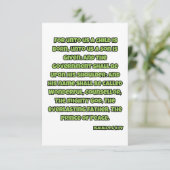 Jesaja 9:6 KJV Bijbel Schrift Groet Kaart (Staand voorkant)