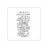 Jesaja 9:6 Typografie Kerstmis Bijbelvers Rubberstempel (Afrduk)