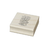 Jesaja 9:6 Typografie Kerstmis Bijbelvers Rubberstempel (Stempel)