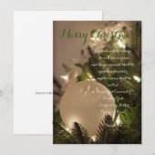 Jesaja 9:6 Vrolijk Kerstfeest vakantie Kaart (Voorkant / Achterkant)