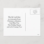 Jesaja 9:6 Want ons is een kind geboren Feestdagenkaart (Achterkant)