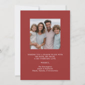 Jesaja 9 Kerst Bijbel Verse Vakantiefoto Feestdagenkaart (Achterkant)